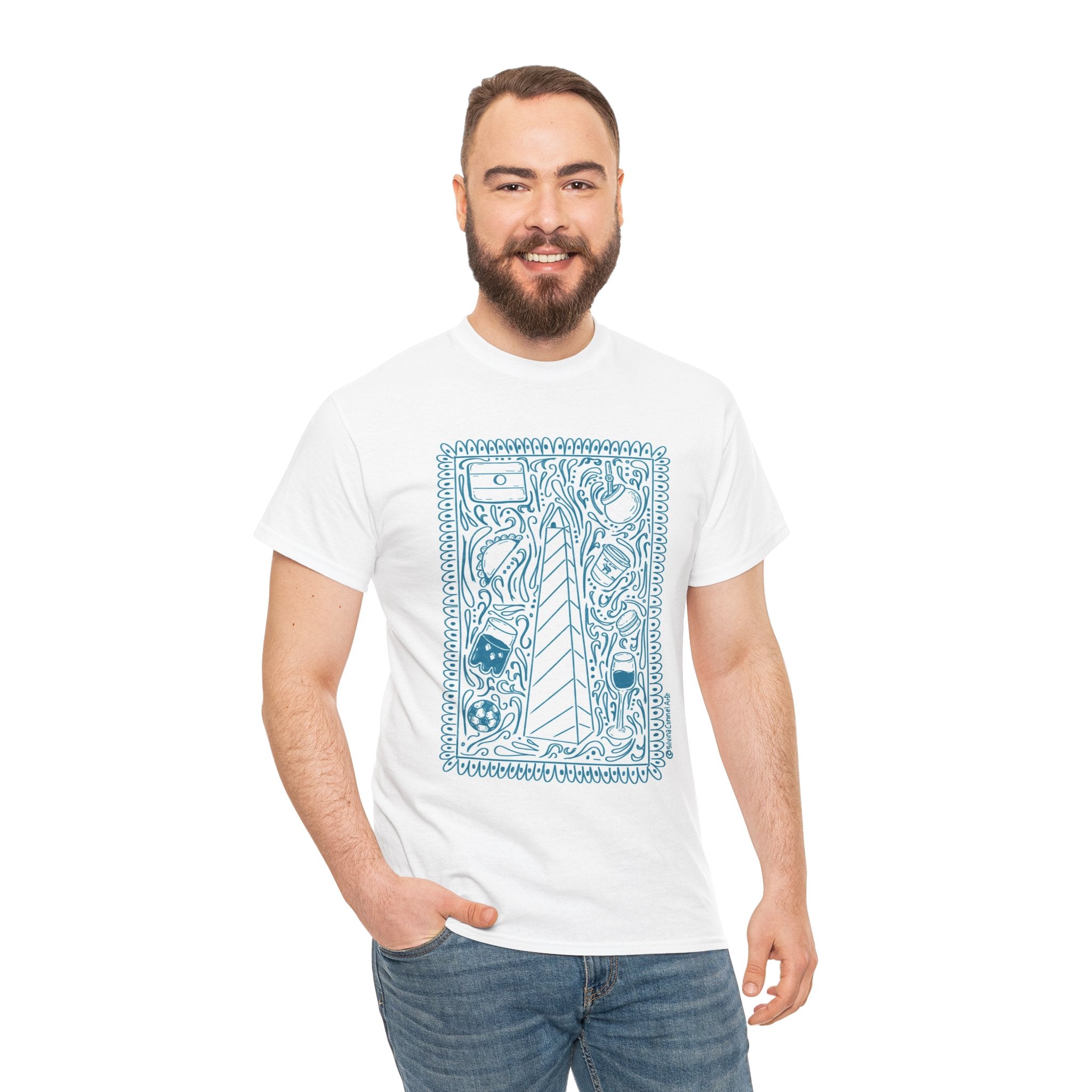 Argentina Flag T-Shirt — 'Remera de Argentina' Gift Tee
