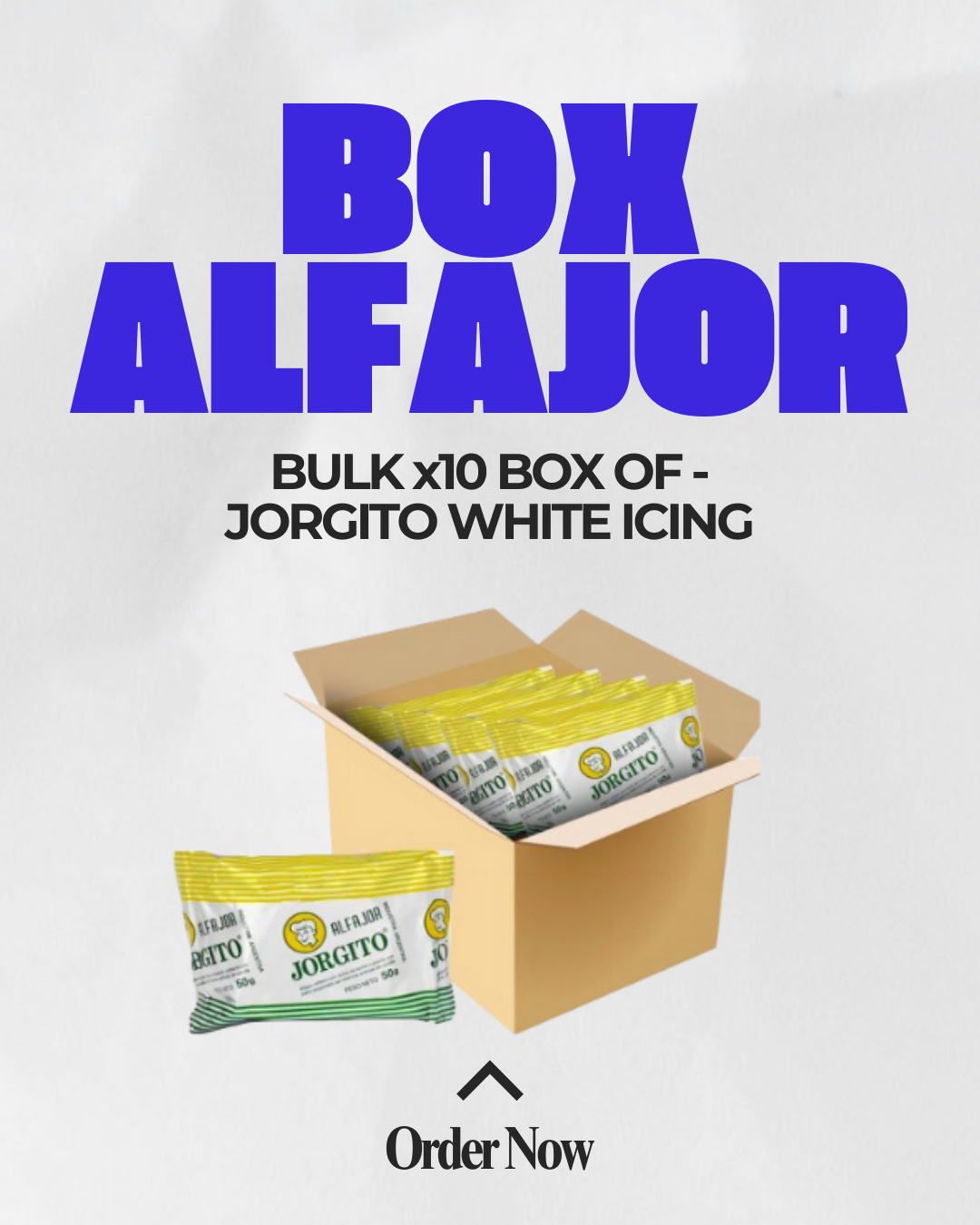 Bulk Pack x10 Boxes – Jorgito Chocolate Alfajores (24 Units per Box – 55g Each) – Dulce de Leche Filling