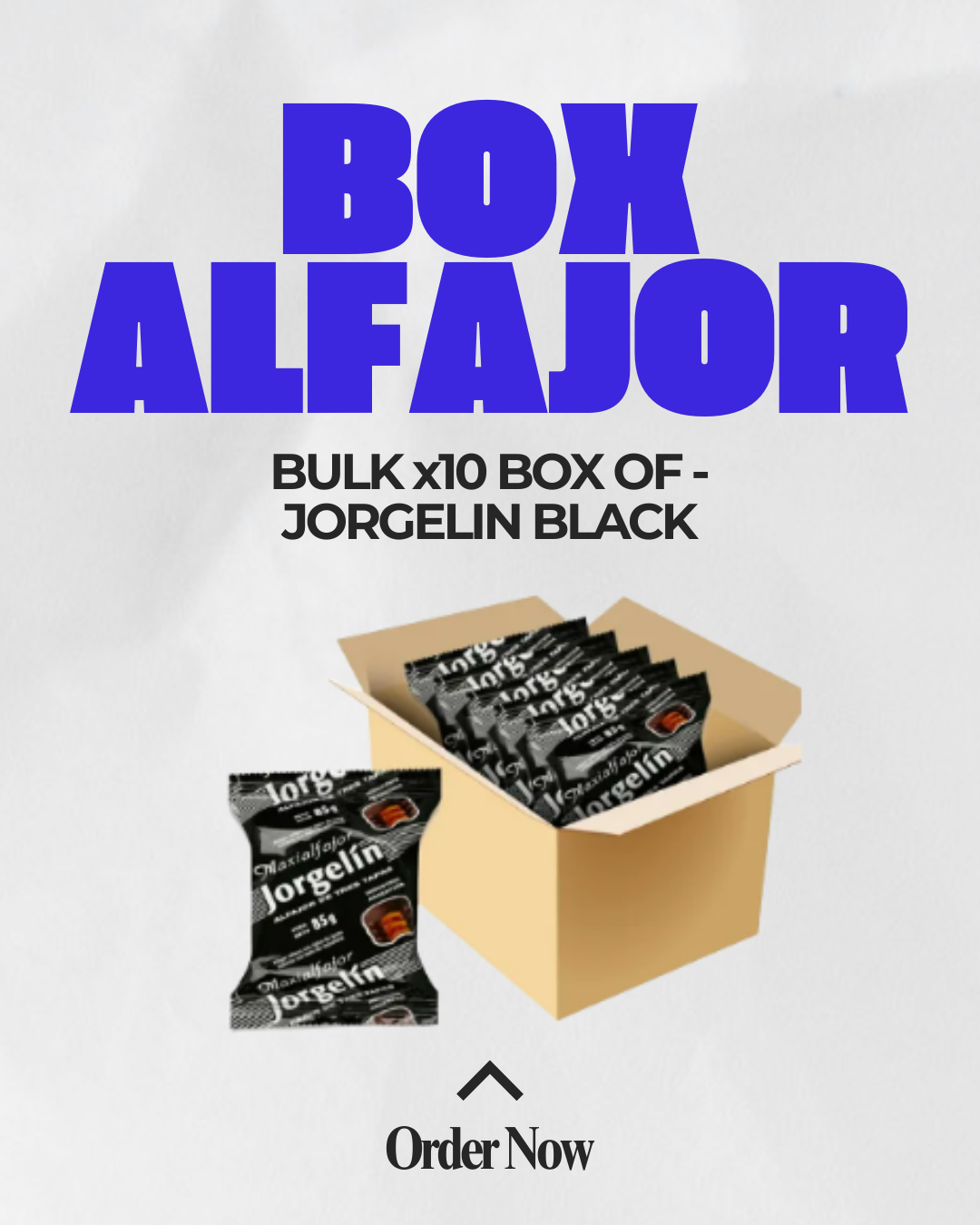 Bulk Pack x10 Boxes – Jorgelin Triple White Alfajor | Authentic Argentine Treat