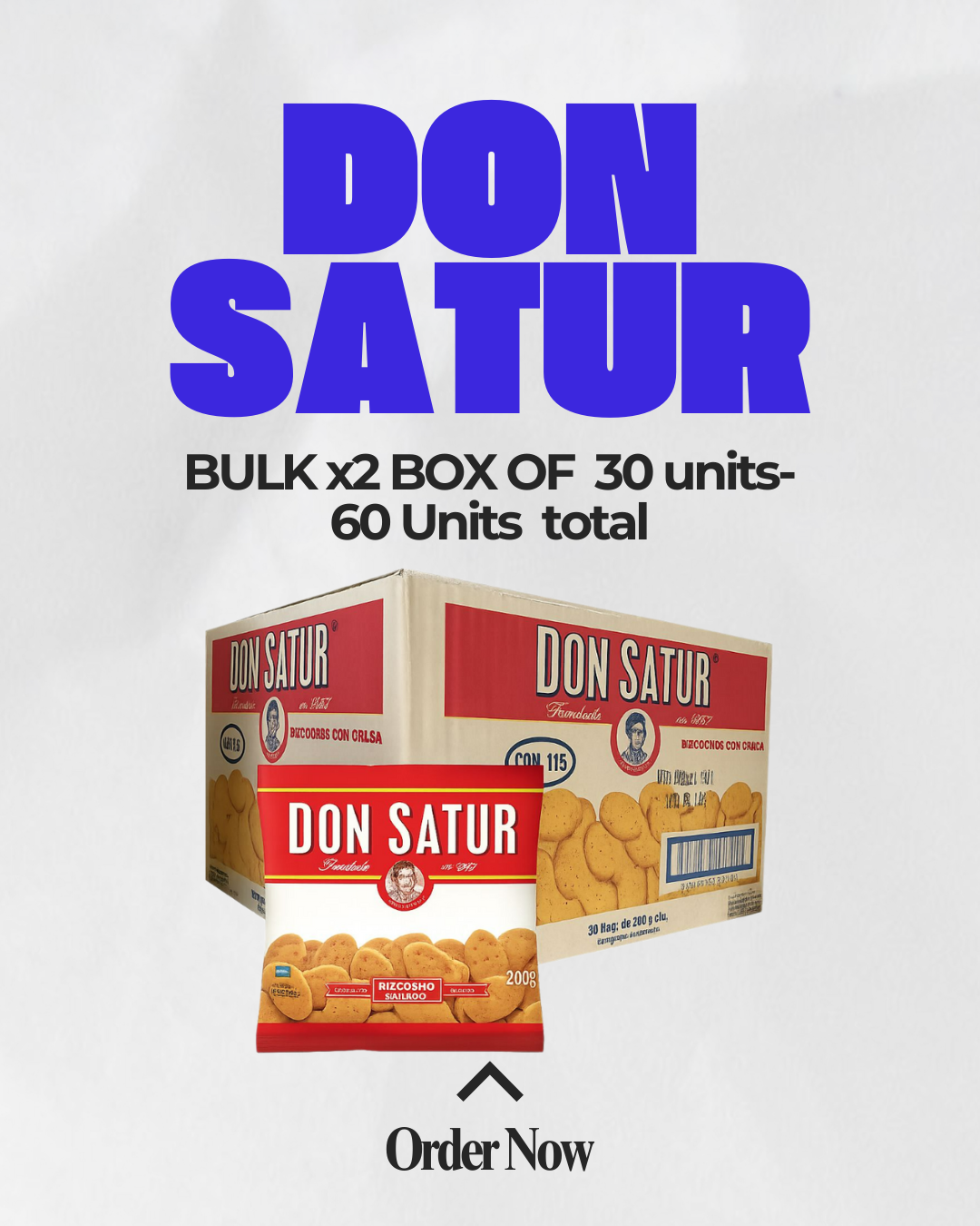 Don Satur – Bulk Pack x60 Units (Choose Your Flavor)