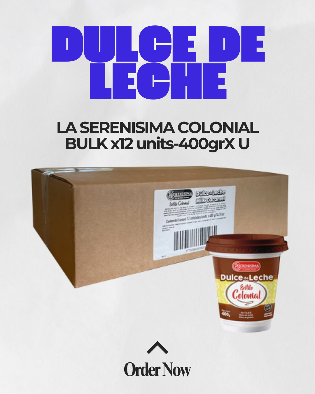 Dulce de Leche La Serenísima Colonial – Pack x12 unidades de 400 g