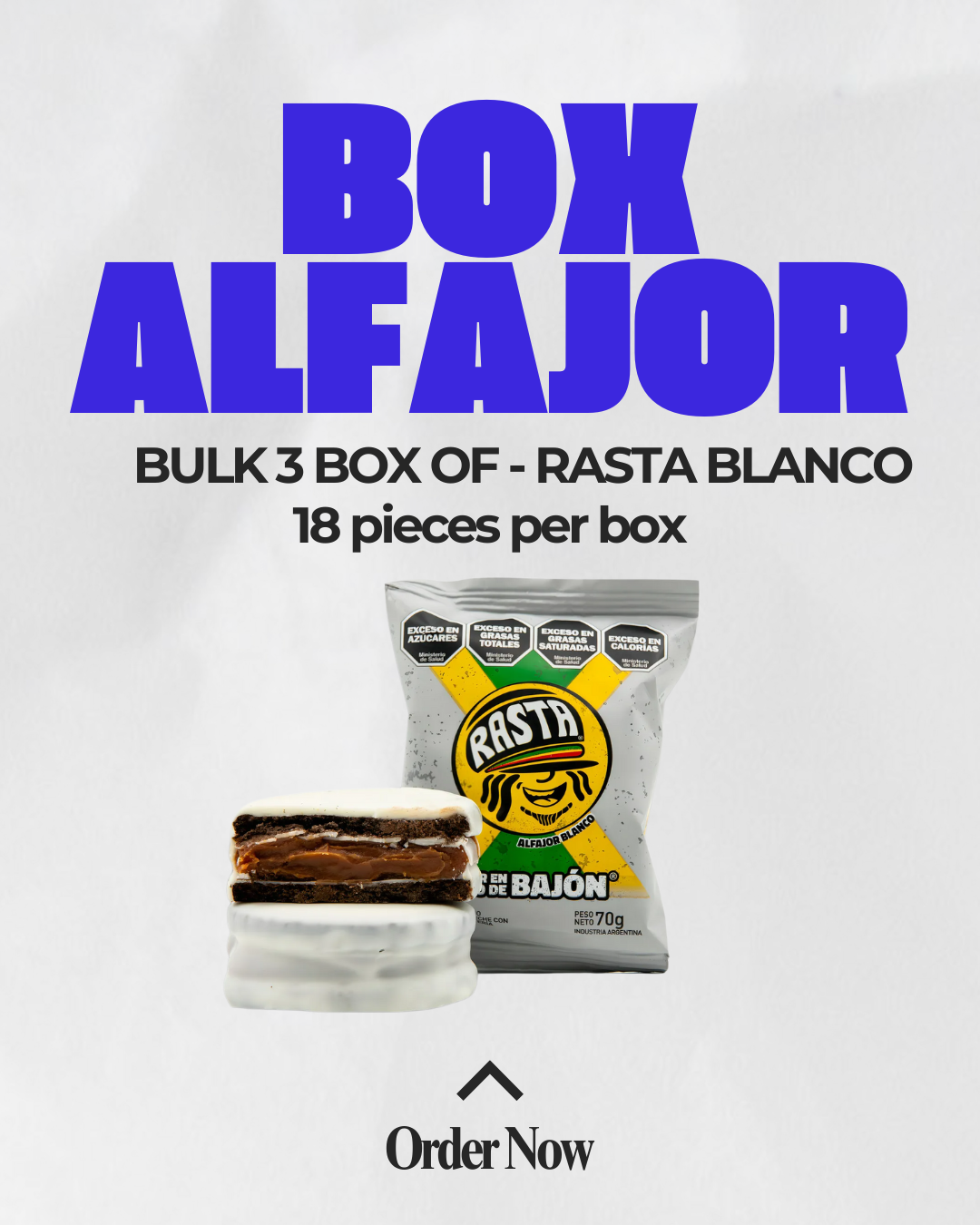 White Rasta – Wholesale Pack 3 Boxes x 18 Units (54 Total